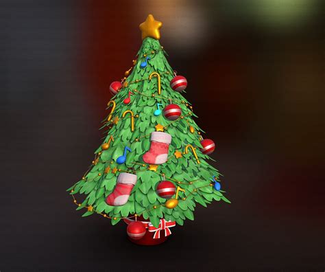 Christmas Tree » VRModels - 3D Models for VR / AR and CG projects