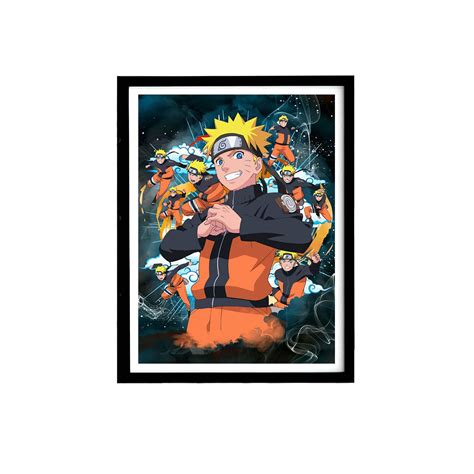 Buy ThePaper9Store Naruto Frame Glossy Set Anime HD+ Photos MultiNaruto ...