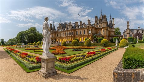 Waddesdon Manor gardens, Buckinghamshire earlier today [Building] : r/architecture