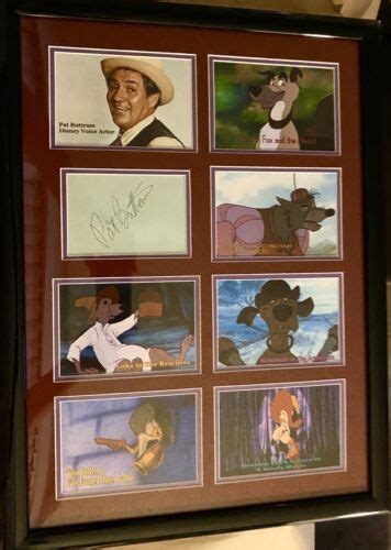 Pat Buttram Disney Voice Actor Signed Autographed 23x17 Frame | eBay