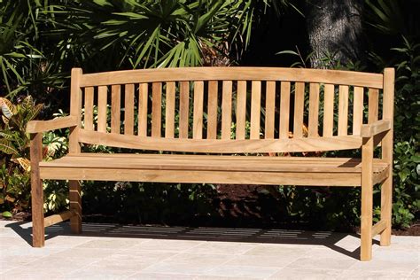 Java 1.8m Oval Teak Bench – Oceanic Teak Furniture