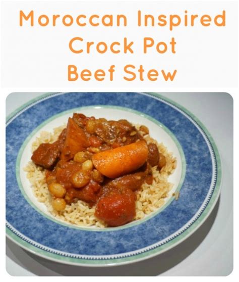 Moroccan Inspired Crock Pot Beef Stew