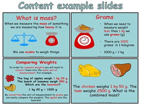 Units of Mass - PowerPoint presentation and worksheets | Teaching Resources