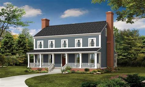 Image result for 2 story home plans farmhouse | Colonial house plans, Country style house plans ...