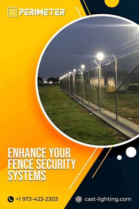 Enhance your Fence security systems | Perimeter lighting, Perimeter ...