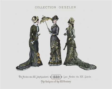 1880 - Collection Geszler ; Die Moden des XIX. Jahrhunderts / Les Modes du XIX. Siècle / The ...