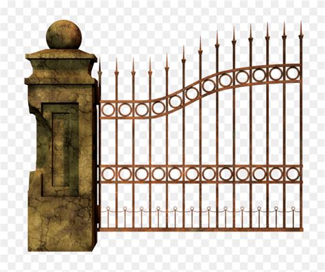 Graveyard Gate Clip Art - Clipart Graveyard - FlyClipart