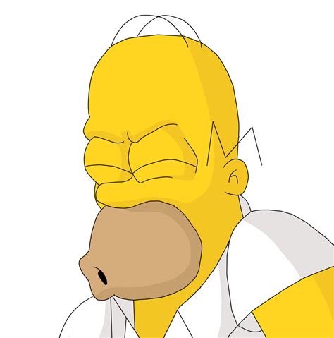 Homer Simpson D'oh! Digital by CaptainEdwardTeague on DeviantArt