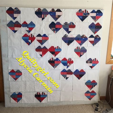 Alycia Quilts - Quiltygirl: Scrappy Heart Quilt Block Tutorial