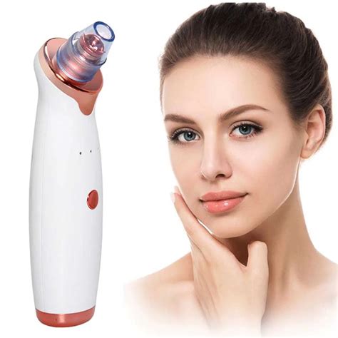 Electric Facial Blackhead Suction Pore Vacuum Remover Nose Pore Pimple ...