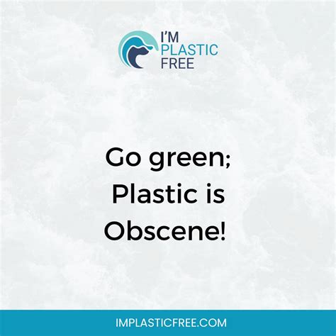 45 Catchy No Plastic Slogans - I'm Plastic Free