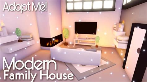 Modern Family House (Part 1) 🌱 | Adopt Me! - Speed build - YouTube