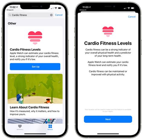 How to Set Up Cardio Fitness Levels in watchOS 7.2 and iOS 14.3 | MacRumors Forums