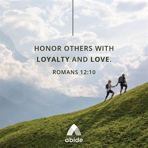 Storge: Love and Honor - Romans 12:10 - Abide | Romans 12 10 ...