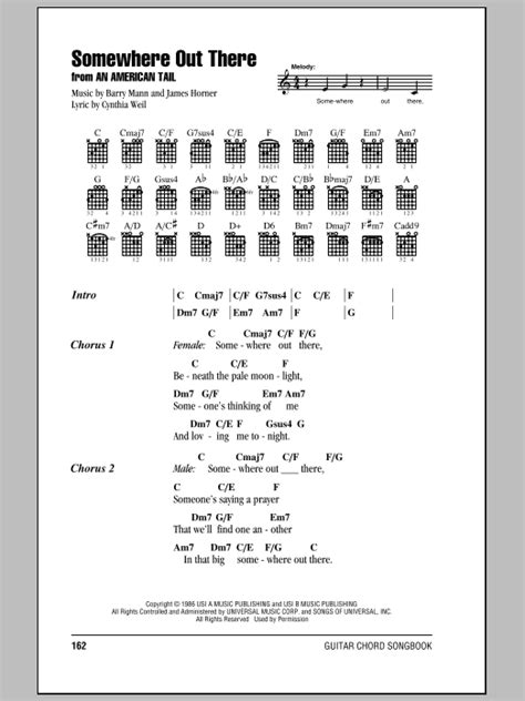 Somewhere Out There by Linda Ronstadt & James Ingram Sheet Music for ...