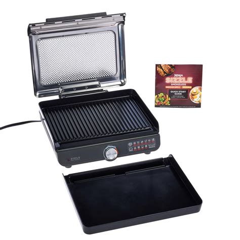 Ninja Sizzle Smokeless Indoor Grill and Griddle with Recipes Best Deals ...