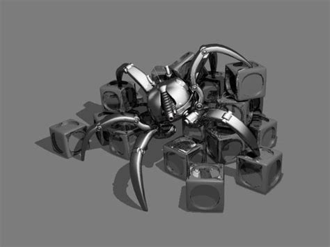 robot spider 3d model