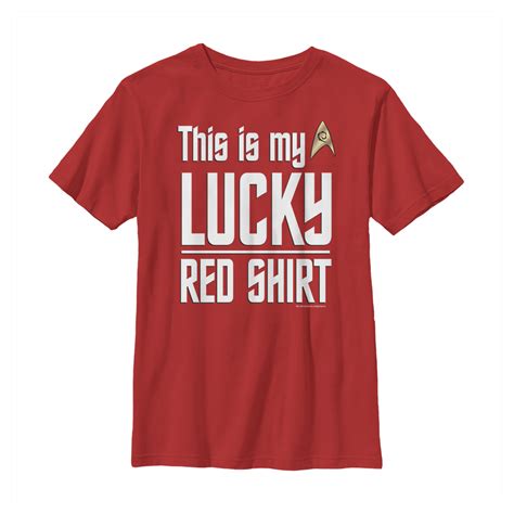 Star Trek - Star Trek Boys' Lucky Red Shirt T-Shirt - Walmart.com ...