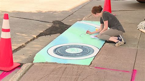 Storm Drain Art Project Begins In Downtown Sioux Falls