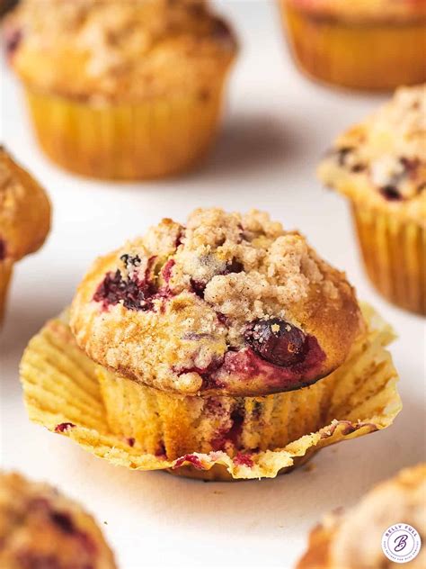 Easy Cranberry Orange Muffins - Belly Full