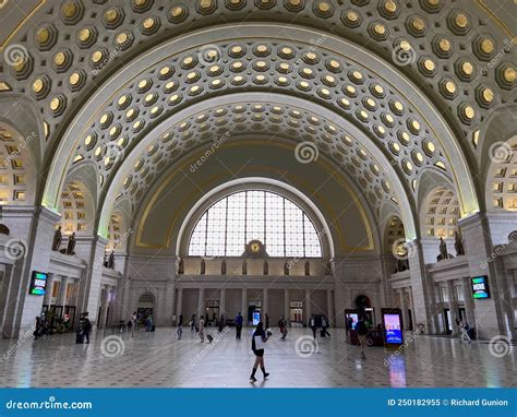 Pretty Union Station Interior in Washington DC Editorial Image - Image ...