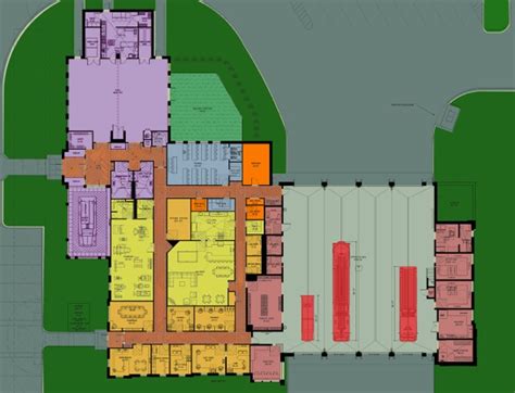 Two Story Fire Station Floor Plans - floorplans.click