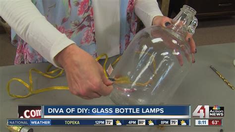 Diva of DIY: Glass bottle lamps - YouTube