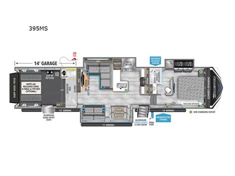 Grand Design Momentum M-Class 395MS Toy Hauler Fifth Wheel For Sale