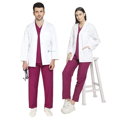 IS IndoSurgicals Cotton Unisex Casual Style Lab Coat For Chemistry Lab ...