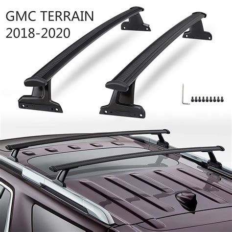 Black Crossbars Roof Racks Cross Bars Rails fit for GMC TERRAIN 2018 2023 Roof Racks|Roof Racks ...