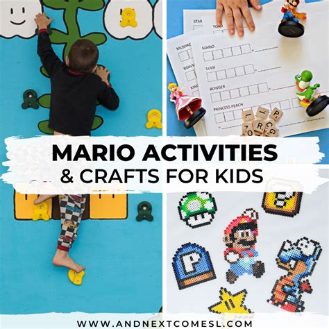 Super Mario Crafts & Activities for Kids | And Next Comes L ...