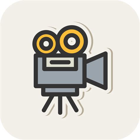 Film Camera Vector Icon Design 20157296 Vector Art at Vecteezy