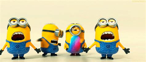 AKI GIFS: Gifs animados Minions