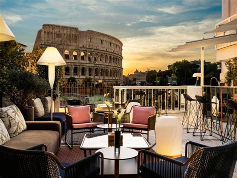 Michelin Star Rooftop Restaurant in Rome Colosseum - Manfredi Fine Hotels Collection