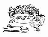 Fruit Salad Coloring Pages sketch template