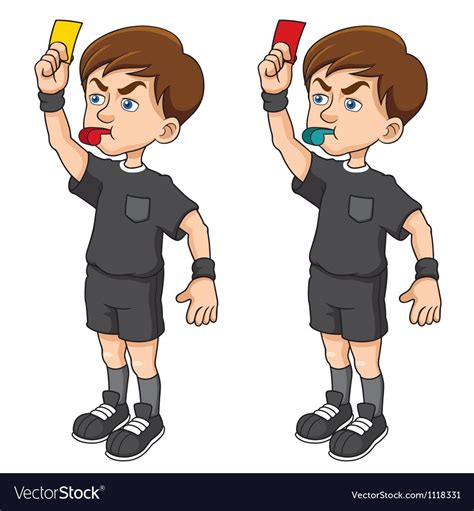 Soccer referee vector image on VectorStock | Hunde