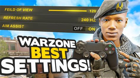 Warzone All BEST SETTINGS for CONSOLE + PC & LAG FIX (Controller ...