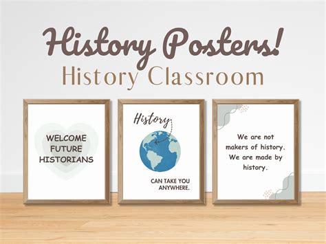 History Classroom Posters