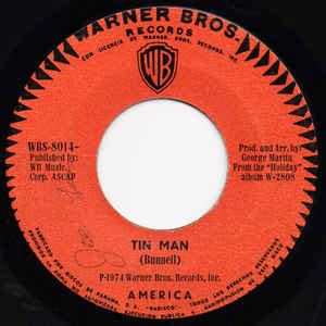 America - Tin Man (1974, Vinyl) | Discogs