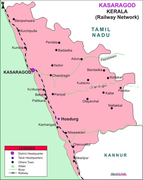 Rail-Map-india: Kasaragod railways map