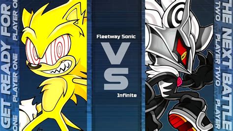 FLEETWAY SONIC vs INFINITE. Sonic Battle Rematch - YouTube