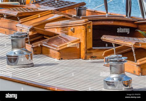 Classic yacht chandlery Stock Photo - Alamy