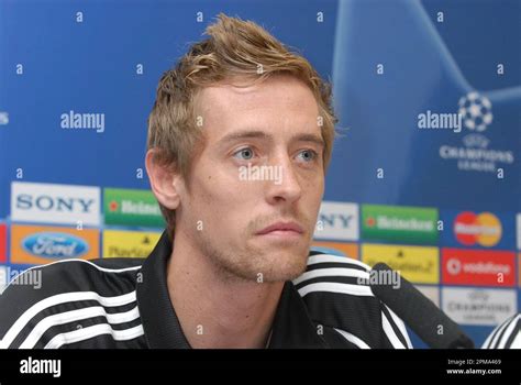 Peter Crouch, Champions League Press Conference, Stamford Bridge ...