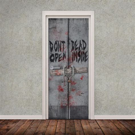 Don't Open Dead Inside Door Sticker 3D Self-adhesive - Etsy UK