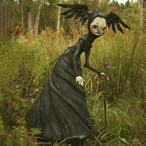 The Dark and Bizarre Art – Creepy Witch Sculptures(Halloween Decoratio ...