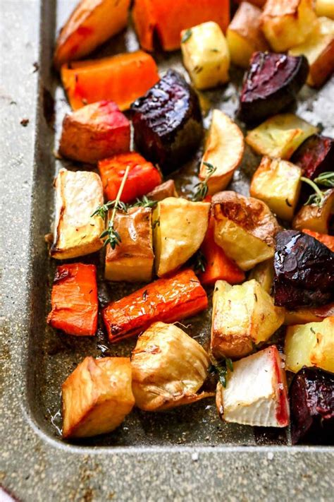 Roasted Winter Vegetables Recipe - Dinner, then Dessert