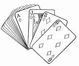 Bridge Players’ Coloring Book sketch template