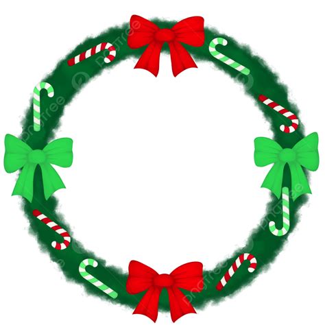 Christmas Wreath Clipart, Christmas, Wreath, Candycane PNG Transparent Clipart Image and PSD ...