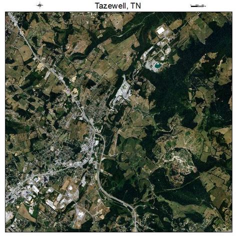 Aerial Photography Map of Tazewell, TN Tennessee