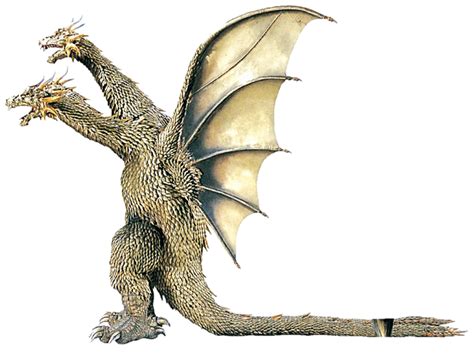 GMK King Ghidorah render 3 by chrisufray on DeviantArt